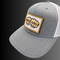 NO KINGS Patch + Hat (Heather Grey/White)