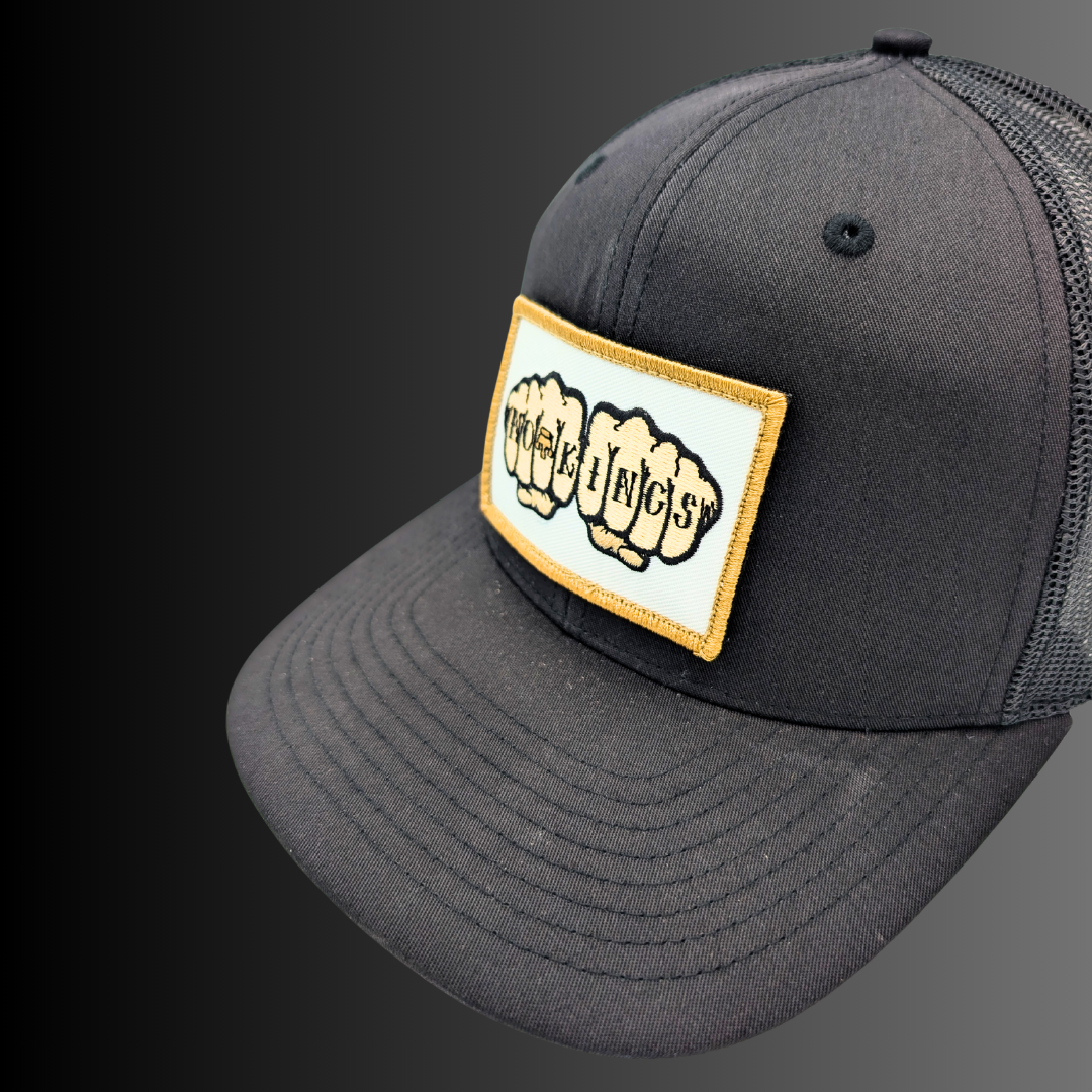 NO KINGS Patch + Hat (Black/Black)