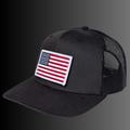 51-Star Flag Patch + Hat (Black/Black)
