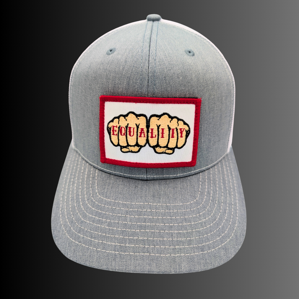 EQUALITY Patch + Hat (Heather Grey/White)