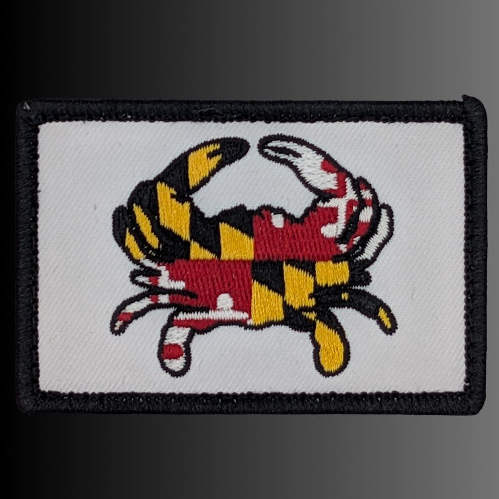 Maryland Flag Crab Patch + Hat (Heather Grey/White)