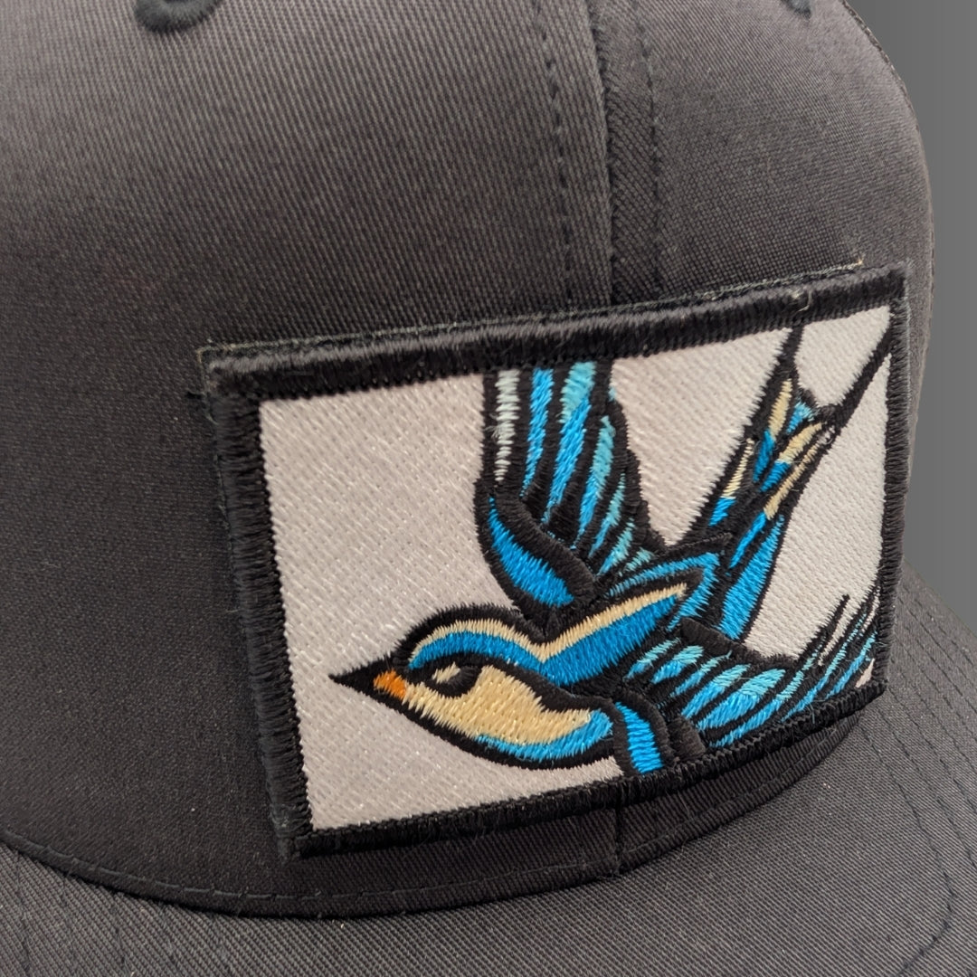 Swallow Patch + Hat (Black/Black)